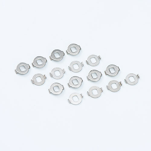 M6-4.7 Double ear Hook Non standard Damping Shaft Gasket Square Hole Stamping Electroplating Connection Gasket Processing
